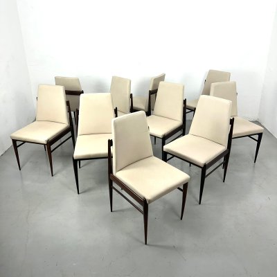 Conjunto 10 Cadeiras Moveis Cimo Anos 60