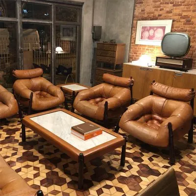 Maravilhoso e raro conjunto Percival Lafer - Sofá - Poltronas - 1