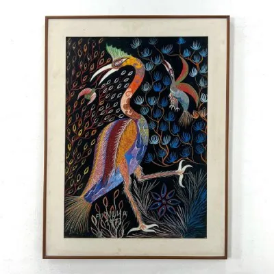 Quadro - Óleo sobre tela do artista Chico da Silva - 2