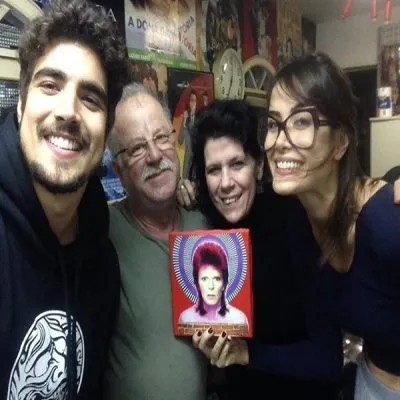 Visita do Caio Castro