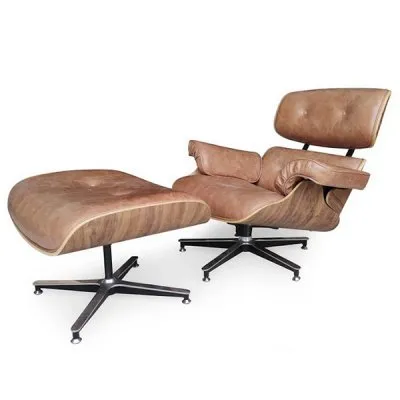 Poltrona Charles Eames com Puff