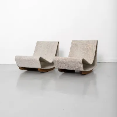 Poltrona Etérnit Willy Guhl - Loop Chair